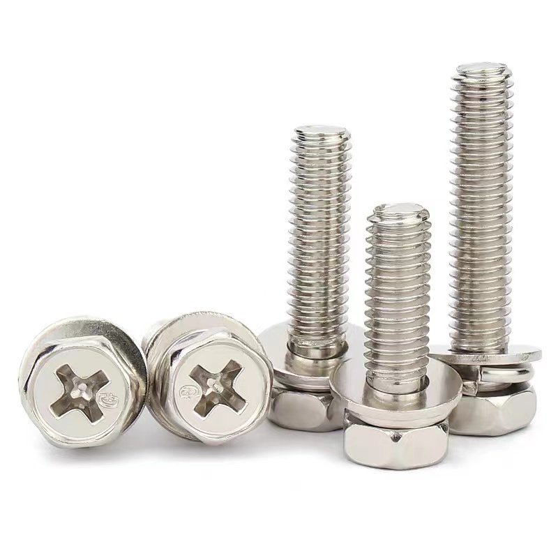 Stainless steel combination bolt