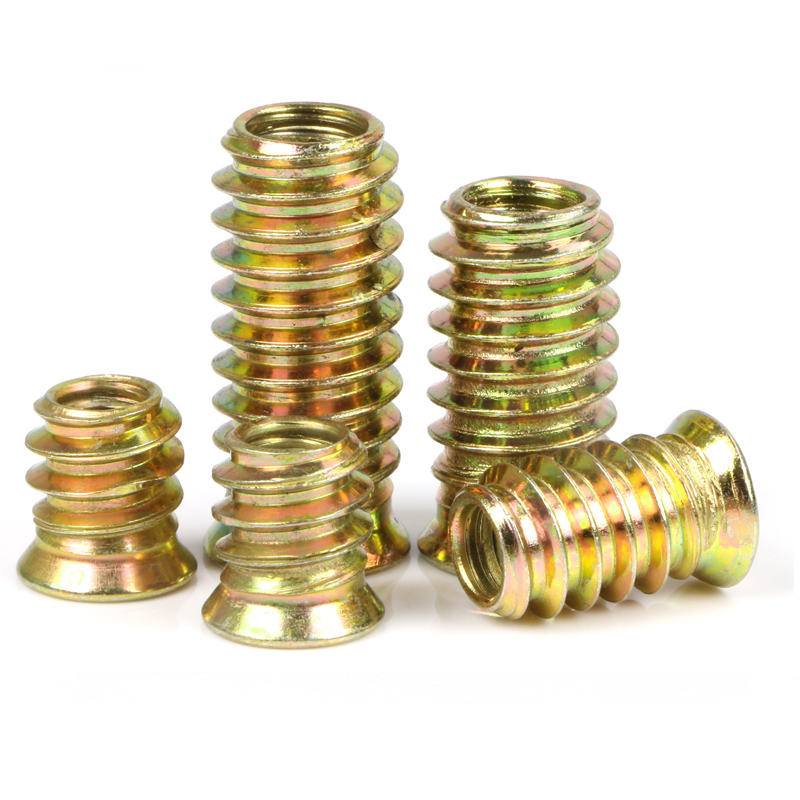 Inner and outer threaded nuts